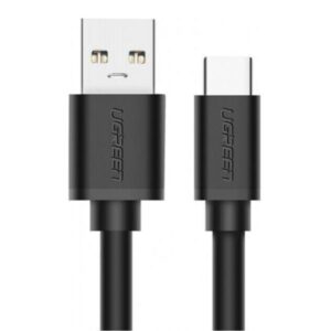 CABLE UGREEN US184 USB-A 3.0 A USB-C 1M 20882 NEGRO
