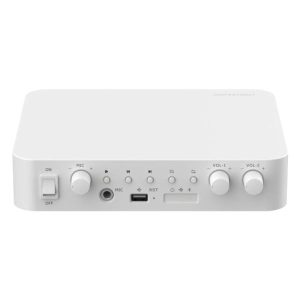 AMPLIFICADOR DE AUDIO DE RED HIKVISION DS-QAE1A80G1-VB(O-STD)/EU (E) 2 ZONAS 80W BLUETOOTH / USB 347000001