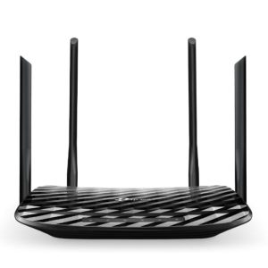 ROUTER TP LINK ARCHER C6 DUAL BAND 2.4/5 GHZ 1200 MBPS WIFI 5 MU-MIMO PUERTOS WAN / LAN NEGRO