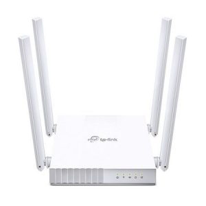 ROUTER TP LINK ARCHER C24 DUAL BAND 2.4/5 GHZ 750 MBPS WIFI 5 PUERTOS WAN / LAN BLANCO