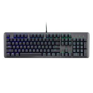TECLADO GAMING RGB COOLER MASTER CK-550 V2 MECÁNICO ALÁMBRICO USB INGLÉS SWITCH MARRÓN CK-550-GKTM1-US NEGRO / GRIS