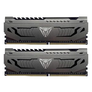 MEMORIA RAM PC 8GB (2×4GB) PATRIOT VIPER 4 STEEL DDR4 3200MHz CL16 1.35V PVS48G320C6K V4S GRIS