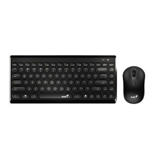 TECLADO Y MOUSE GENIUS LUXEMATE Q8000 INALÁMBRICO 2.4 GHZ ESPAÑOL 31340013401 NEGRO