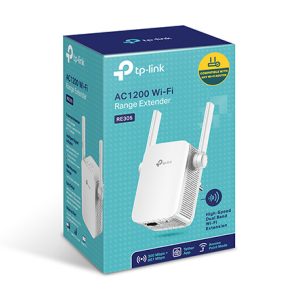 AMPLIFICADOR DE SEÑAL TP LINK TL-RE305 AC1200 WIFI BLANCO