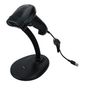 LECTOR DE CODIGO DE BARRAS CON BASE NOVA FFSF510U001C LASER CMOS USB NEGRO