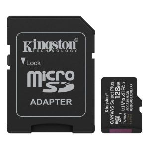 MEMORIA MICRO SD 128GB KINGSTON CANVAS SELECT PLUS GEN3 CLASE 10 UHS-I U1 V10 A1 150 MB/S DISPOSITIVOS ANDROID Y CAMARAS SDCS3/128GB